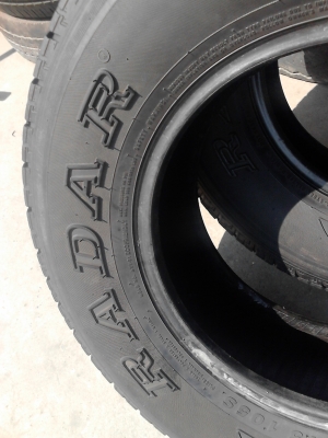 235/75R15 RADAR RXS-8   มี 2 เส้น  TEL.081-427-3941