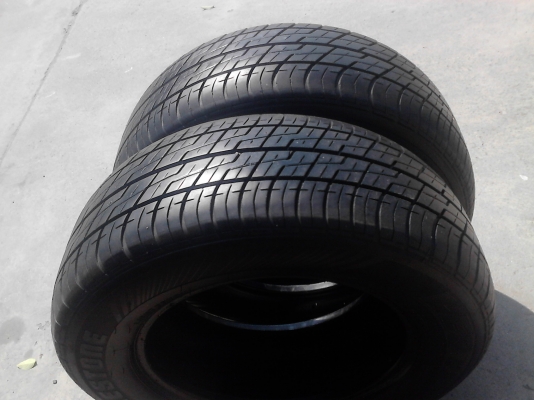 215/65R15 BRIDGESTONE LEO 627 ปี2011 มี 2 เส้น TEL.081-427-3941