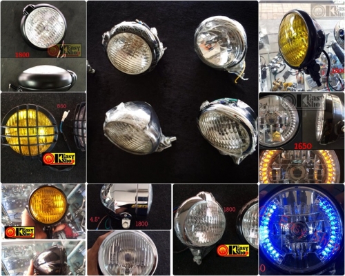 ขาย ไฟหน้า/ไฟท้าย/ไฟเลี้ยว/กระจก/เบาะสปริง/ถัง/ล้อ อื่นๆ แต่ง old school/bobber