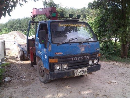 6ล้อท้ายลาด TOYOTA วางเครื่อง ฮีโน่ 120แรงม้า ติดเครน2.5ตัน รถยังดี พร้อมใช้งาน เล่มพร้อม 087-2976734