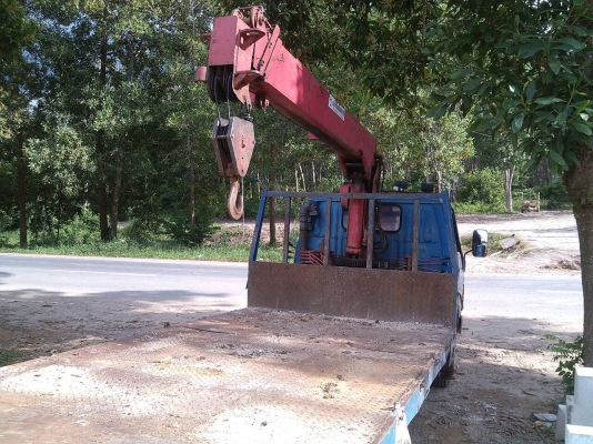 6ล้อท้ายลาด TOYOTA วางเครื่อง ฮีโน่ 120แรงม้า ติดเครน2.5ตัน รถยังดี พร้อมใช้งาน เล่มพร้อม 087-2976734