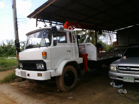 6ล้อพื้นเรียบ ติดเครน HINO KR360 วางเครื่องEH700 ติดเครน3ตัน รถสวย คัทซีสวย เครื่องดี พร้อมใช้งานเลย ราคาต่อรองได้ 087-2976734