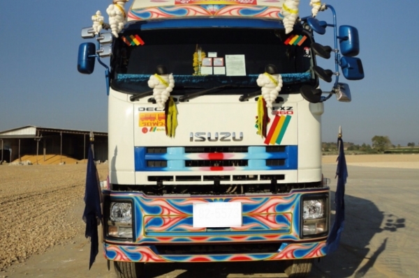 ขาย ISUZU 360 พ่วงแม่+ลูกดั๊ม คอกเกษตรกระบะเหล็ก รถปี 55