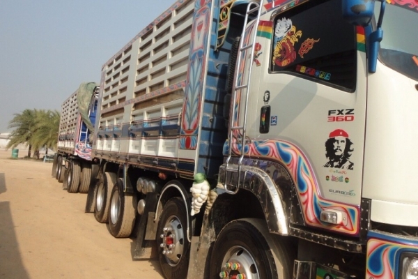 ขาย ISUZU 360 พ่วงแม่+ลูกดั๊ม คอกเกษตรกระบะเหล็ก รถปี 55