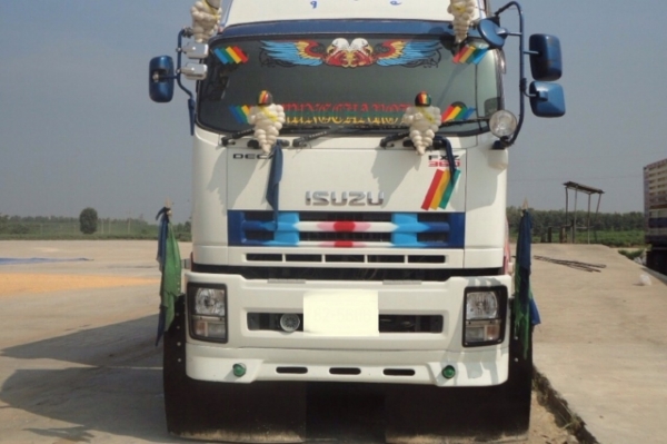 ขาย ISUZU 360 พ่วงแม่+ลูกดั๊ม คอกเกษตรกระบะเหล็ก รถปี 55