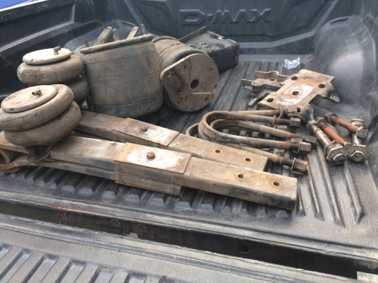 ขายชุดถุงลมยกล้อสิบล้อลูกพ่วงใส่ได้เลย