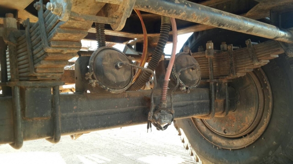 ขายด่วนลูกพ่วงสองเพลาดั้มปี46สภาพพร้อมใช้ราคาเบาๆโทร0843923995