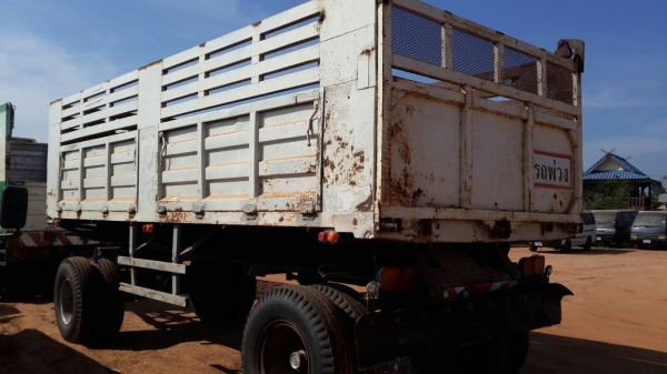 ขายด่วนลูกพ่วงสองเพลาดั้มปี46สภาพพร้อมใช้ราคาเบาๆโทร0843923995