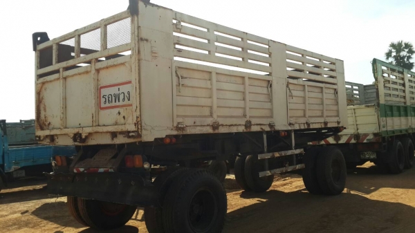 ขายด่วนลูกพ่วงสองเพลาดั้มปี46สภาพพร้อมใช้ราคาเบาๆโทร0843923995