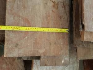 ไม้มะค่าหน้า 10 -15 นิ้ว