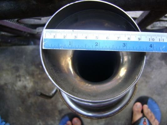 ขายปลายท่อไส้ตรง 4" เสียงนุ่มๆ