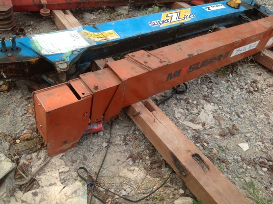 เครนติดหลังรถบรรทุก  MISUBICHI   3  ปอก 2 ชัก เก่านอก