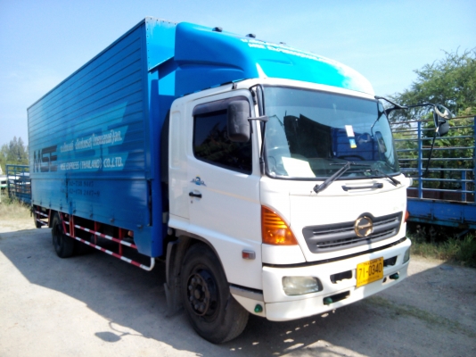 6 ล้อใหญ่  ( ตู้ไฮดรอลิค.ปีกนก.ท้ายลิฟท์ )   *Euro.2* HINO MEGA FG1J 220 แรงม้า *ยาว 7.20 ม.*  รถห้างแท้ * มีเล่มพร้อมโอน *