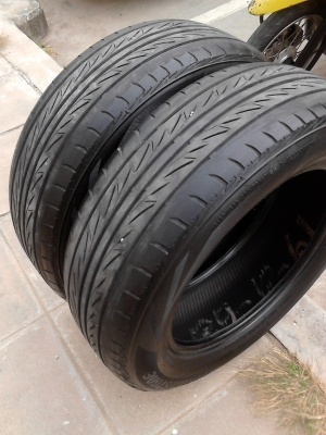 205/60R16 BRIDGESTONE  MY-02 sporty style  MADE IN THAILAND   ปี2012  มี 2 เส้น  TEL.081-427-3941
