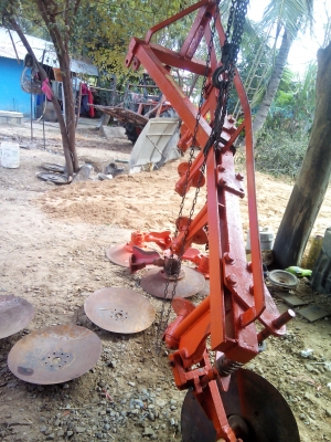 ผานบุกเบิก4x22"โรงกึง โครงดีใบเต็ม ลูกปืนแน่น พร้อมใช้