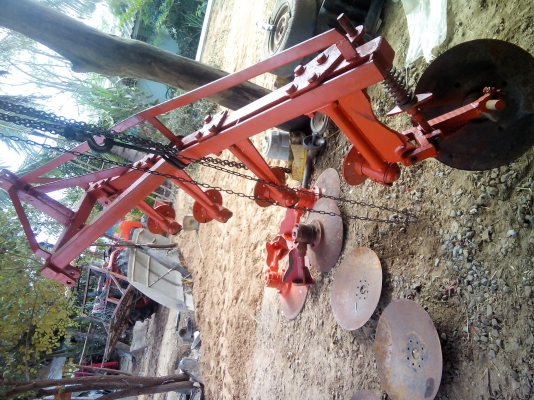 ผานบุกเบิก4x22"โรงกึง โครงดีใบเต็ม ลูกปืนแน่น พร้อมใช้