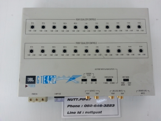 JBL GTE422 Equalizer 11/22 band มือสองญี่ปุ่น JBL GTE422 Equalizer 11/22 band มือสองญี่ปุ่น