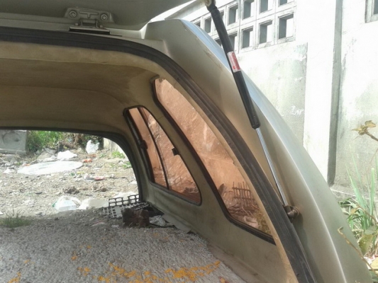 ขายหลังคากระบะไฟเบอร์ ซิตี้บอย ทรงสูง ใส่ วีโก้แค๊ป