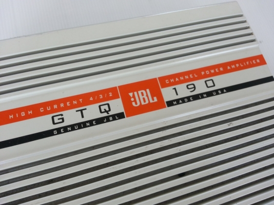แอมป์ 4ch JBL รุ่น GTQ190 มือสองญี่ปุ่น แอมป์ 4ch JBL รุ่น GTQ190 มือสองญี่ปุ่น