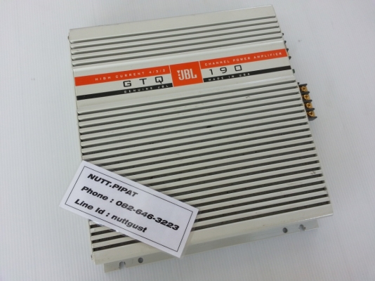 แอมป์ 4ch JBL รุ่น GTQ190 มือสองญี่ปุ่น