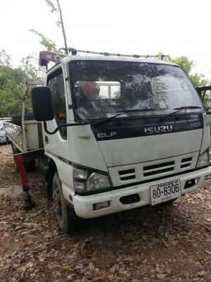 ขายด่วนรถ6ล้อNQRเครื่อง175เเรงติดเครนUNIC.2.20ตันรถสวยวิ่งได้77957กิโล