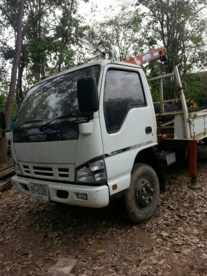 ขายด่วนรถ6ล้อNQRเครื่อง175เเรงติดเครนUNIC.2.20ตันรถสวยวิ่งได้77957กิโล