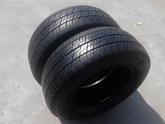 215/65R15  BRIDGESTONE  LEO 627  มี 2 เส้น โทร.081-427-3941