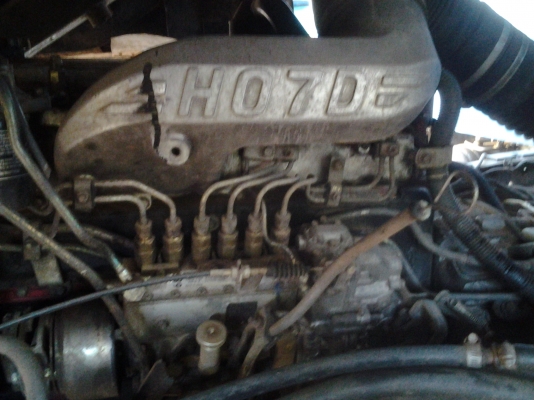 HINO  HH341  10ล้อลาก 2เพลา  เครื่อง  HO7D