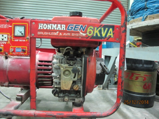 ขายเครื่องปั่นไฟ 6KVA เครื่องดีเซล