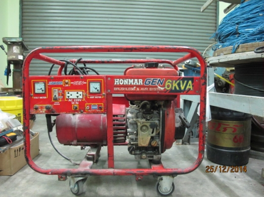 ขายเครื่องปั่นไฟ 6KVA เครื่องดีเซล
