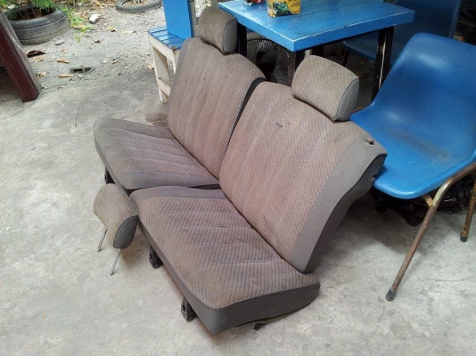 ชุดเบาะหลัง Hero 61/65 ผ้าเทา สวยไม่ขาด ฟองน้ำไม่ยุบ แยกชิ้นได้