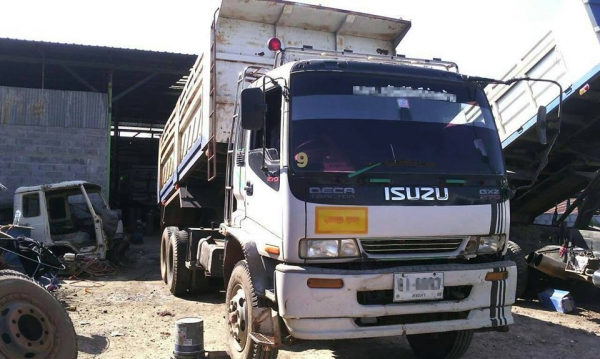 ***ขายแล้วครับขอบคุณ Truck2hand ขาย10ล้อ2เพลาดั้ม ราคาเบาๆ ISUZU DECA FXZ-270 EURO1 ปี43 เครื่องเดิม เกียร์อีตั้น เครื่อง6SD1-Turbo 270แรง แน่นดี แรงดี เกียร์ดีเข้าง่ายไม่หลุด ช่วงล่างเดิม คัสซีดี เดิม ยังสวย ไม่ปะไม่ดาม มีกระเทาะบ้าง กระบะดั้มเหล็กSSM สา ***ขายแล้วครับขอบคุณ Truck2hand ขาย10ล้อ2เพลาดั้ม ราคาเบาๆ ISUZU DECA FXZ-270 EURO1 ปี43 เครื่องเดิม เกียร์อีตั้น เครื่อง6SD1-Turbo 270แรง แน่นดี แรงดี เกียร์ดีเข้าง่ายไม่หลุด ช่วงล่างเดิม คัสซีดี เดิม ยังสวย ไม่ปะไม่ดาม มีกระเทาะบ้าง กระบะดั้มเหล็กSSM สา