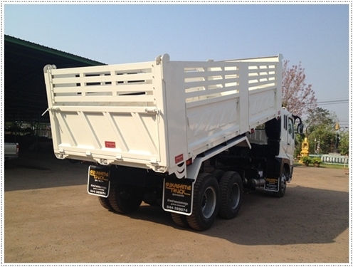 ขายครับ MITSUBISHI FUSO SUPERGRATE 6M70 380 แรงม้ากระบะดั้มพ์ดินยาว 6.00 เมตร สภาพใหม่ป้ายแดงใหม่ทั้งคันรถสวยพร้อมทะเบียน ราคาลดรับปีใหม่