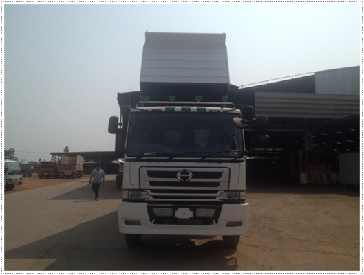 ขาย HINO PROFIA เครื่อง P11C 320 แรงม้ากระบะดั้มพ์ดิน ยาว 6.00 เมตร กว้าง 2.50 เมตร สูง 1.50 เมตร รถใหม่ทั้งคัน สภาพสวยพร้อมวิ่ง ราคาลดรับปีใหม่