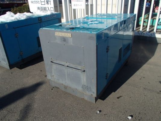 เครื่องปั๊มลม Airman PDS175S แรงดัน 7 บาร์ สภาพสวย นำเข้าเองจากญี่ปุ่น สนใจโทร. 080-6565422 (หนิง)