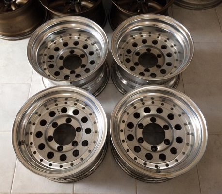 ล้อหยดน้ำ ENKEI HR385 15 หน้า8 หลัง9 ุ6/139.7 ออฟลึกมาก ประมูลจากญี่ปุ่นครับ