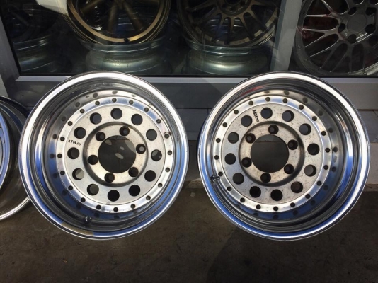 ล้อหยดน้ำ ENKEI HR385 15 หน้า8 หลัง9 ุ6/139.7 ออฟลึกมาก ประมูลจากญี่ปุ่นครับ