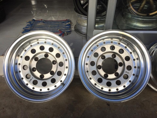 ล้อหยดน้ำ ENKEI HR385 15 หน้า8 หลัง9 ุ6/139.7 ออฟลึกมาก ประมูลจากญี่ปุ่นครับ