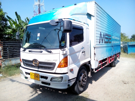 6 ล้อใหญ่  ( ตู้ไฮดรอลิค.ปีกนก.ท้ายลิฟท์ )   *Euro.2* HINO MEGA FG1J 220 แรงม้า *ยาว 7.20 ม.*  รถห้างแท้ * มีเล่มพร้อมโอน *