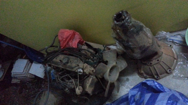 เครื่อง TOYOTA  HERO 1Y 1600 cc.พร้อมเกียร์ มีเลขเครื่องยกลงแล้วเครื่องดี ไม่เคยติดแก๊สไดสตาร์ทใหม่