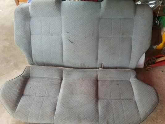 เบาะนั่ง เบาะพิงหลัง เดิม SOLUNA มุมส้ม