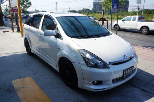 TOYOTA WISH ปี 2004 ตัว TOP หลังคา sunloob ติดแก็ส LPG หัวฉีดถังโดน ขายรถสวย ล้อ MAX มีจอกับเครื่องเสียง ARIBAG คู่ เบรคระบบ ABS กระจกไฟฟ้า แอร์เย็น ระบบไฟใช้งานปกติ เครื่องดี ช่วงล่างแน่น ล้อ MAX แต่งสวยๆ ภายในสวย สีสวย รถพร้อมใช้งาน จัดไฟแนนได้ ฟรีดาวน์