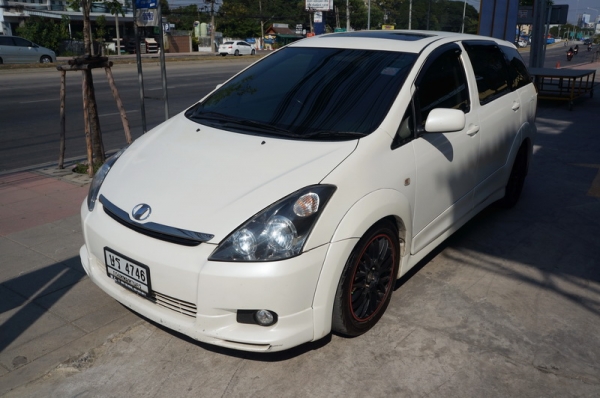TOYOTA WISH ปี 2004 ตัว TOP หลังคา sunloob ติดแก็ส LPG หัวฉีดถังโดน ขายรถสวย ล้อ MAX มีจอกับเครื่องเสียง ARIBAG คู่ เบรคระบบ ABS กระจกไฟฟ้า แอร์เย็น ระบบไฟใช้งานปกติ เครื่องดี ช่วงล่างแน่น ล้อ MAX แต่งสวยๆ ภายในสวย สีสวย รถพร้อมใช้งาน จัดไฟแนนได้ ฟรีดาวน์