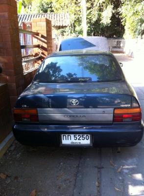 ขายรถToyota Corolla รุ่นสามห่วง ปี35 สภาพเดิมๆภายในเดิมๆหมดทุกอย่าง รถผู้หญิงใช้ น้อยมากๆ ถ้าเทียบกับปีและระยะทาง แค่ 1xx,xxx กว่ากิโลเองครับ เครื่อง1300cc ติดแก๊ส (ใช้ได้สองระบบ แก๊ส+น้ำมัน) เกียร์ธรรมดา ลงเล่มเรียบร้อย พร้อมเล่มและเอกสารการโอน แอร์หนาว ขายรถToyota Corolla รุ่นสามห่วง ปี35 สภาพเดิมๆภายในเดิมๆหมดทุกอย่าง รถผู้หญิงใช้ น้อยมากๆ ถ้าเทียบกับปีและระยะทาง แค่ 1xx,xxx กว่ากิโลเองครับ เครื่อง1300cc ติดแก๊ส (ใช้ได้สองระบบ แก๊ส+น้ำมัน) เกียร์ธรรมดา ลงเล่มเรียบร้อย พร้อมเล่มและเอกสารการโอน แอร์หนาว