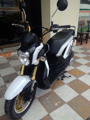 Honda Zoomer X ปี 2556 ล้อแม็กซ์ V.I.P แต่งสวยเว่อร์มากๆ เครื่องเดิมๆ ขายถูก Honda Zoomer X ปี 2556 ล้อแม็กซ์ V.I.P แต่งสวยเว่อร์มากๆ เครื่องเดิมๆ ขายถูก