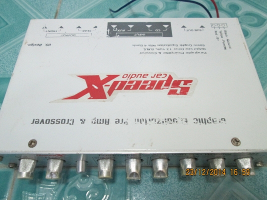 ปรีแอมป์ SPEED X มือสอง สภาพดี เสียงแนวโชว์ ขาย 750 บาท ปรีแอมป์ SPEED X มือสอง สภาพดี เสียงแนวโชว์ ขาย 750 บาท