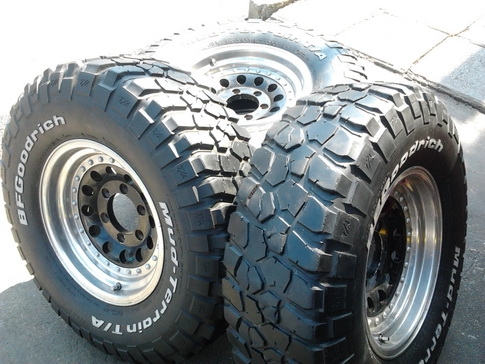 ล้อหยดนํ้า+BF Km2 ขนาด 31/10.5/15 ปี11 สวยๆ 1ชุด