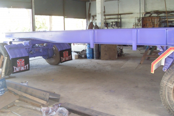 * ขายลูกพ่วงใหม่ ยาว 6.50 เมตรคัสซีช่วงล่างครบ ขาย 190,000.- บาท * ขายลูกพ่วงใหม่ ยาว 6.50 เมตรคัสซีช่วงล่างครบ ขาย 190,000.- บาท