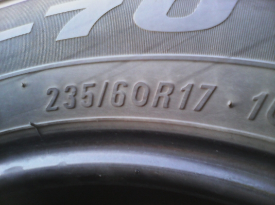 235/60R17 MAXXIS MA-707 ชุด 4 เส้น ปี 2012 TEL.081-427-3941 235/60R17 MAXXIS MA-707 ชุด 4 เส้น ปี 2012 TEL.081-427-3941