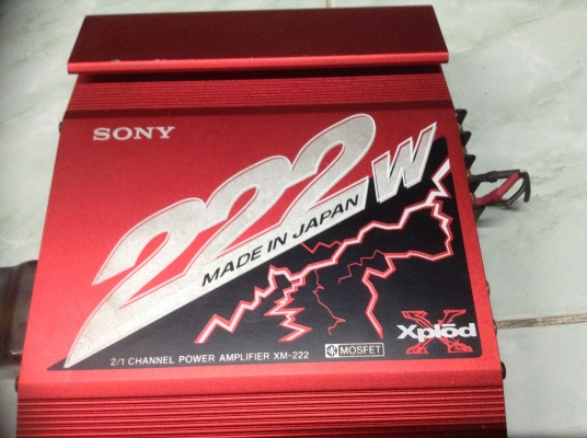 Power Amp Sony Made in Japan สภาพสวยกริ๊บ 2/1 Channel 222 w